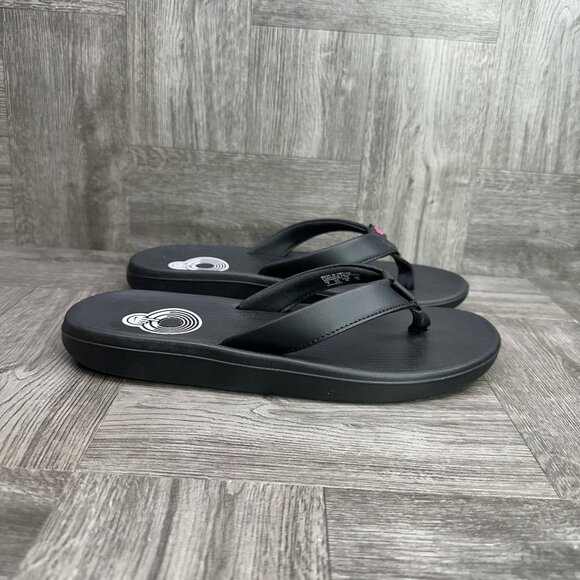 Nike Shoes - Nike Bella Kai Women's size 10 Black Slip On Comfort Thong